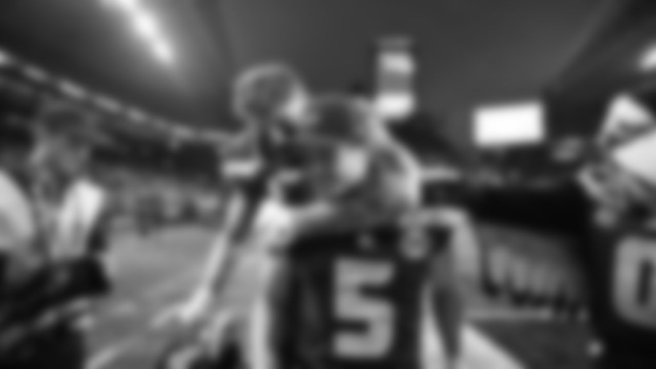 The Seahawks celebrated the 18-16 victory vs. the Colts in Week 15 at Lumen Field.