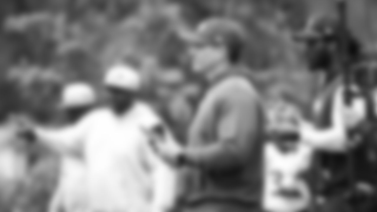 Seahawks head coach Mike Macdonald on day two of OTAs on Thursday, May 29, 2025 at the Virginia Mason Athletic Center.