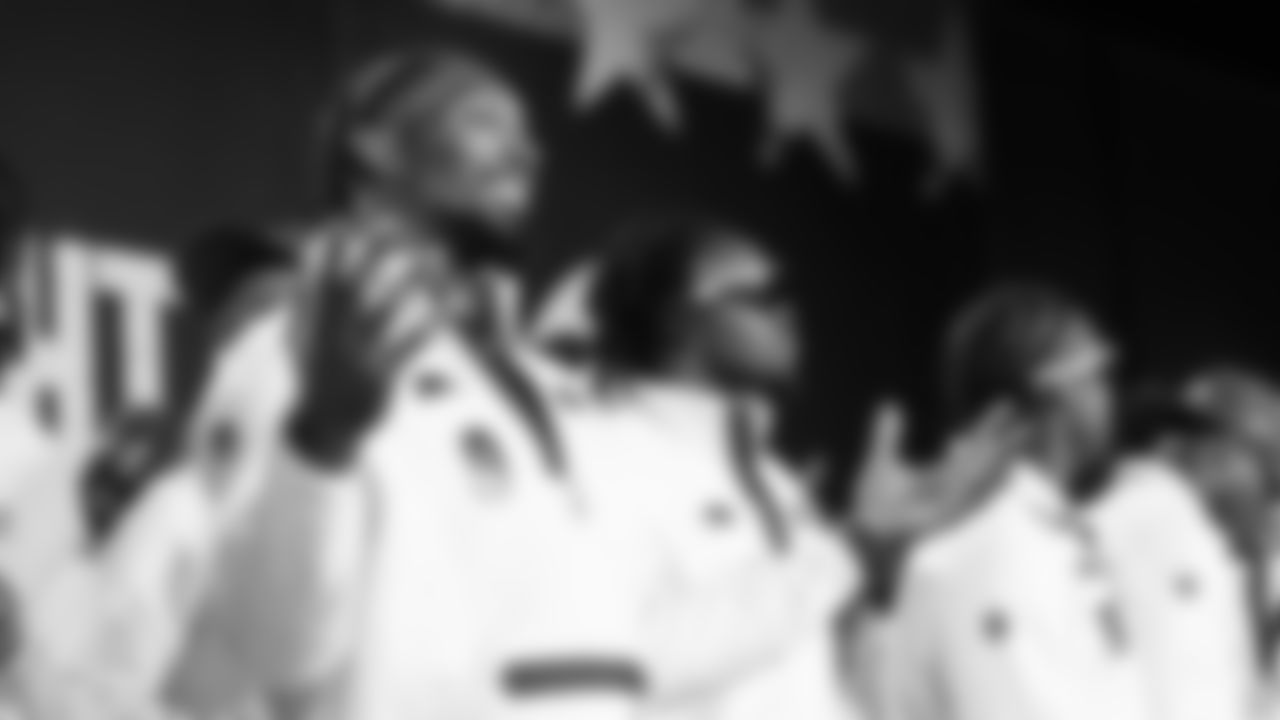 The Seattle Seahawks took part in 'Super Bowl Opening Night' on Monday, February 2 to kickoff Super Bowl LX week in the Bay Area.