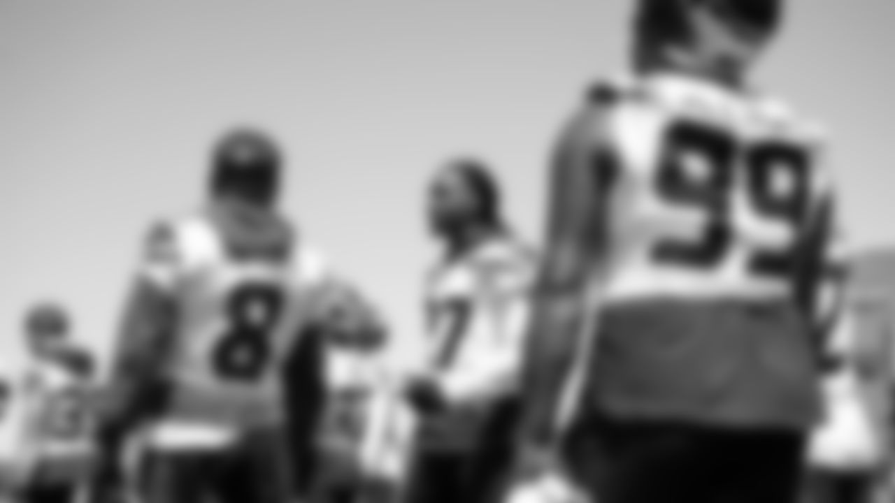 Seahawks cornerback Riq Woolen (27) participated in a workout on day four of OTAs on Monday, June 2, 2025 at the Virginia Mason Athletic Center.