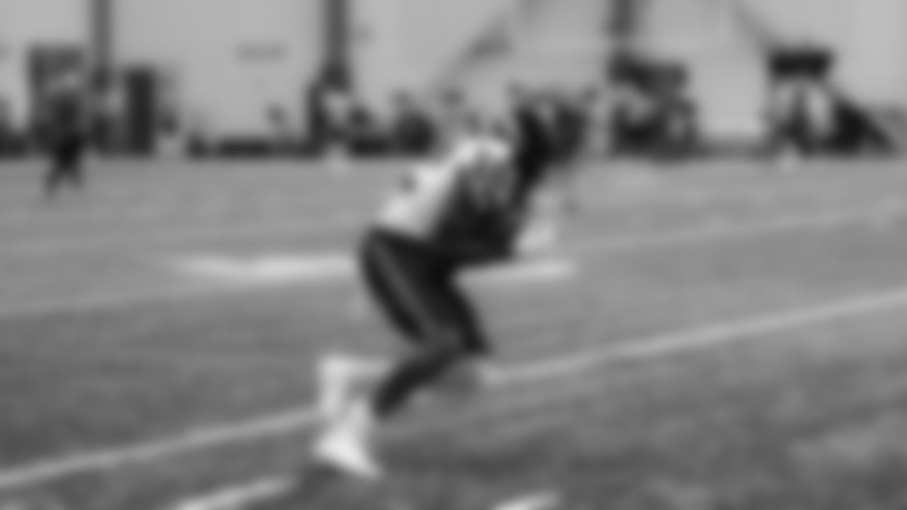 Seahawks wide receiver Rashid Shaheed (22) practiced on Thursday, November 13, 2025 at the Virginia Mason Athletic Center.