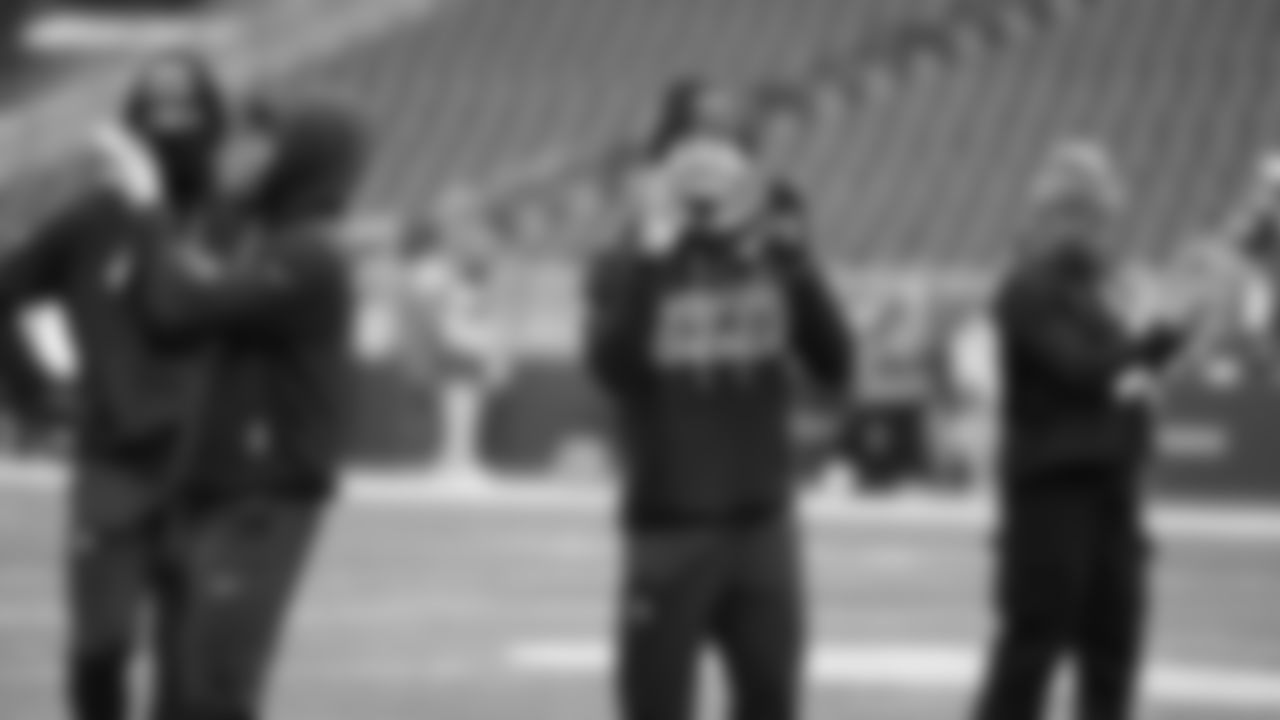 Seahawks wide receiver Jaxon Smith-Njigba (11) warms up at Lumen Field for the Week 15 matchup vs. the Indianapolis Colts.