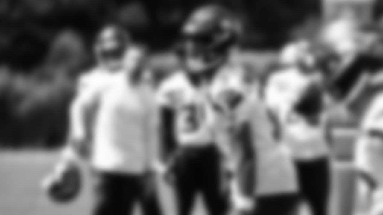 Seahawks safety Nick Emmanwori (3) participated in a workout on day one of OTAs on Tuesday, May 27, 2025 at the Virginia Mason Athletic Center.