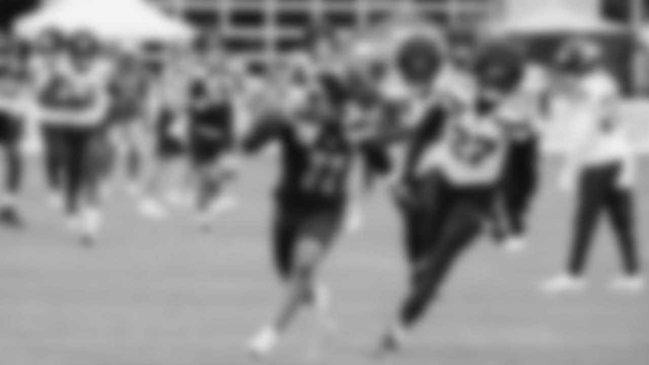 Seahawks wide receiver Jaxon Smith-Njigba (11) practiced on day three of training camp on July 25, 2025 at the Virginia Mason Athletic Center.