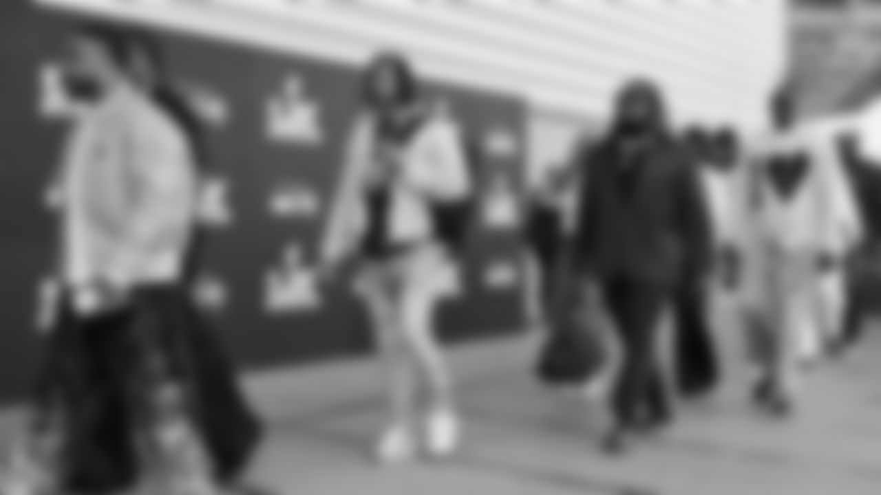 Seahawks wide receiver Ricky White III (86) arrived at Levi's Stadium for the Super Bowl LX matchup vs. the New England Patriots on Sunday, February 8, 2026.