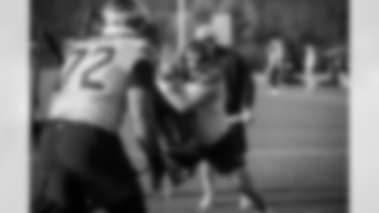 Seahawks center Jalen Sundell (61) practiced on Wednesday, December 11, 2024 at the Virginia Mason Athletic Center