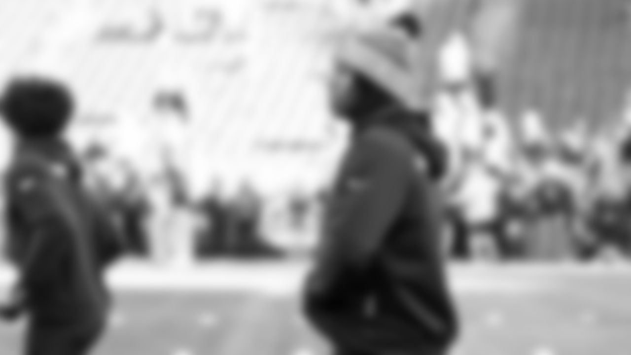 Seahawks wide receiver Rashid Shaheed (22) warms up at Lumen Field for the NFC Championship game vs. the Los Angeles Rams on Sunday, January 25, 2026.