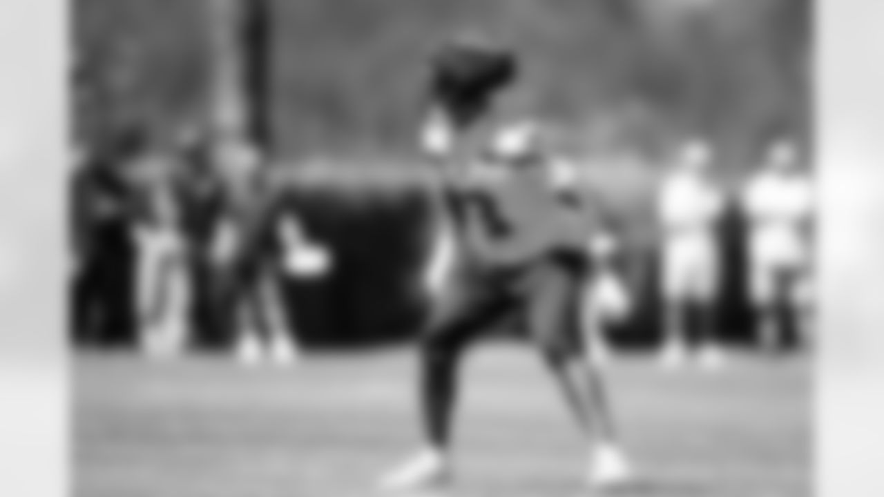 Seahawks safety Nick Emmanwori (3) practiced on day two of training camp on July 24, 2025 at the Virginia Mason Athletic Center.