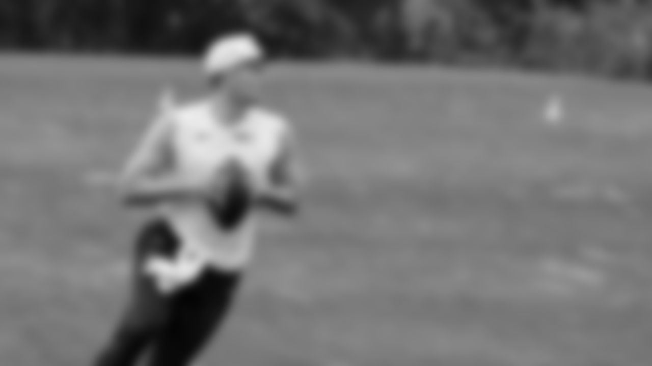 Seahawks quarterback Drew Lock (2) participated in a workout on May 13, 2025 at the Virginia Mason Athletic Center.