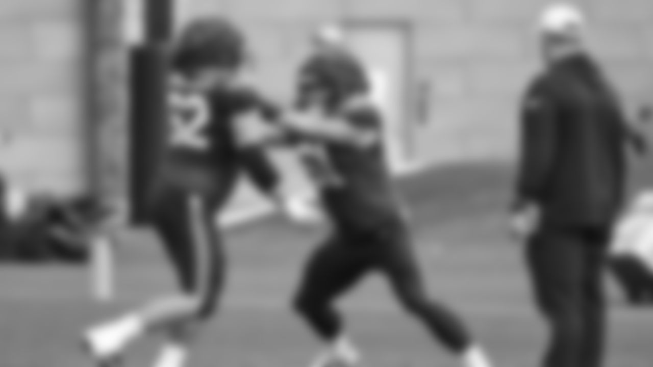 Seahawks center Jalen Sundell (61) practiced on Wednesday, October 29, 2025 at the Virginia Mason Athletic Center.