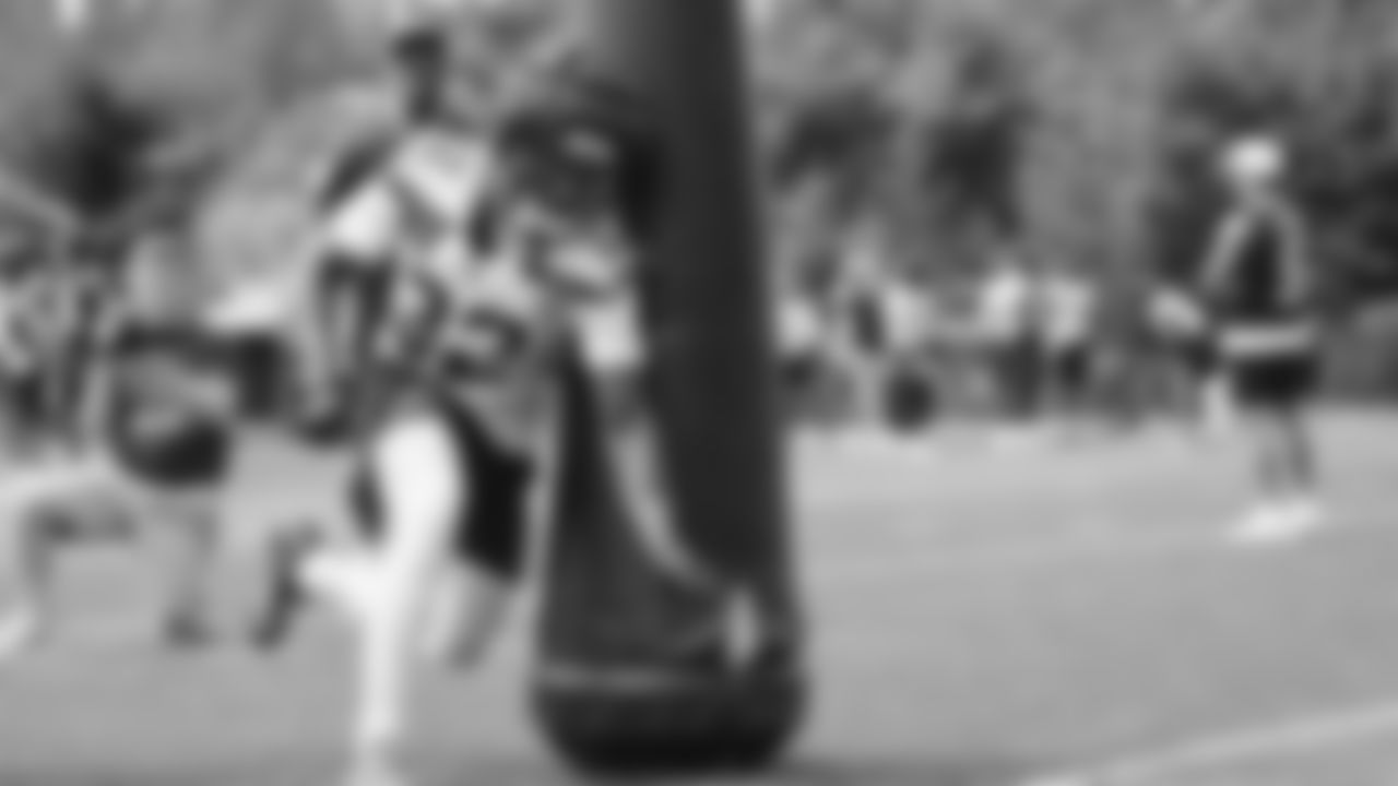 Seahawks safety Jerrick Reed II (32) practiced on August 13, 2025 at the Virginia Mason Athletic Center.