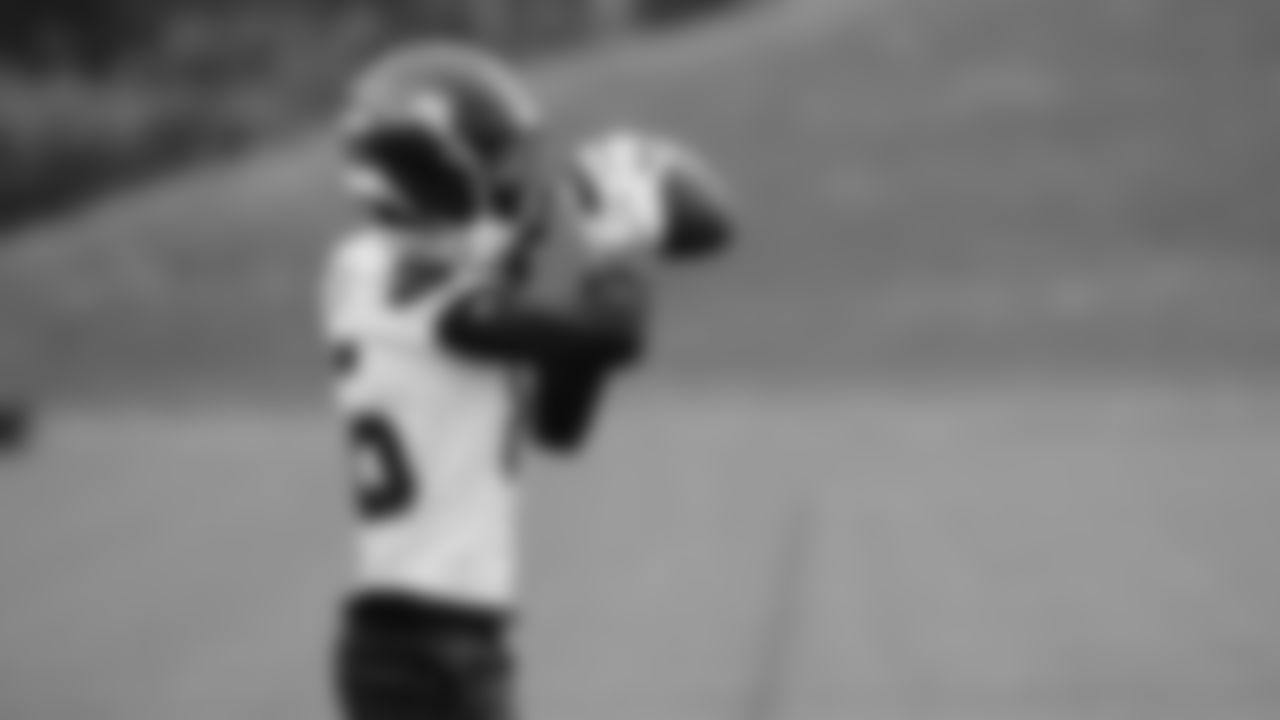 Seahawks wide receiver Ricky White III (86) practiced on Wednesday, December 24, 2025 at the Virginia Mason Athletic Center.