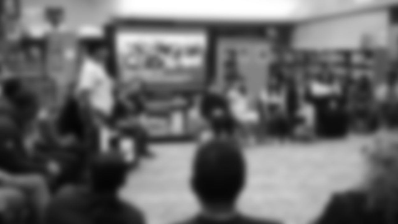 The Seahawks visited BELONG Partners at McKnight Middle School in Renton, WA. as part of the grant announcement on December 10, 2025.