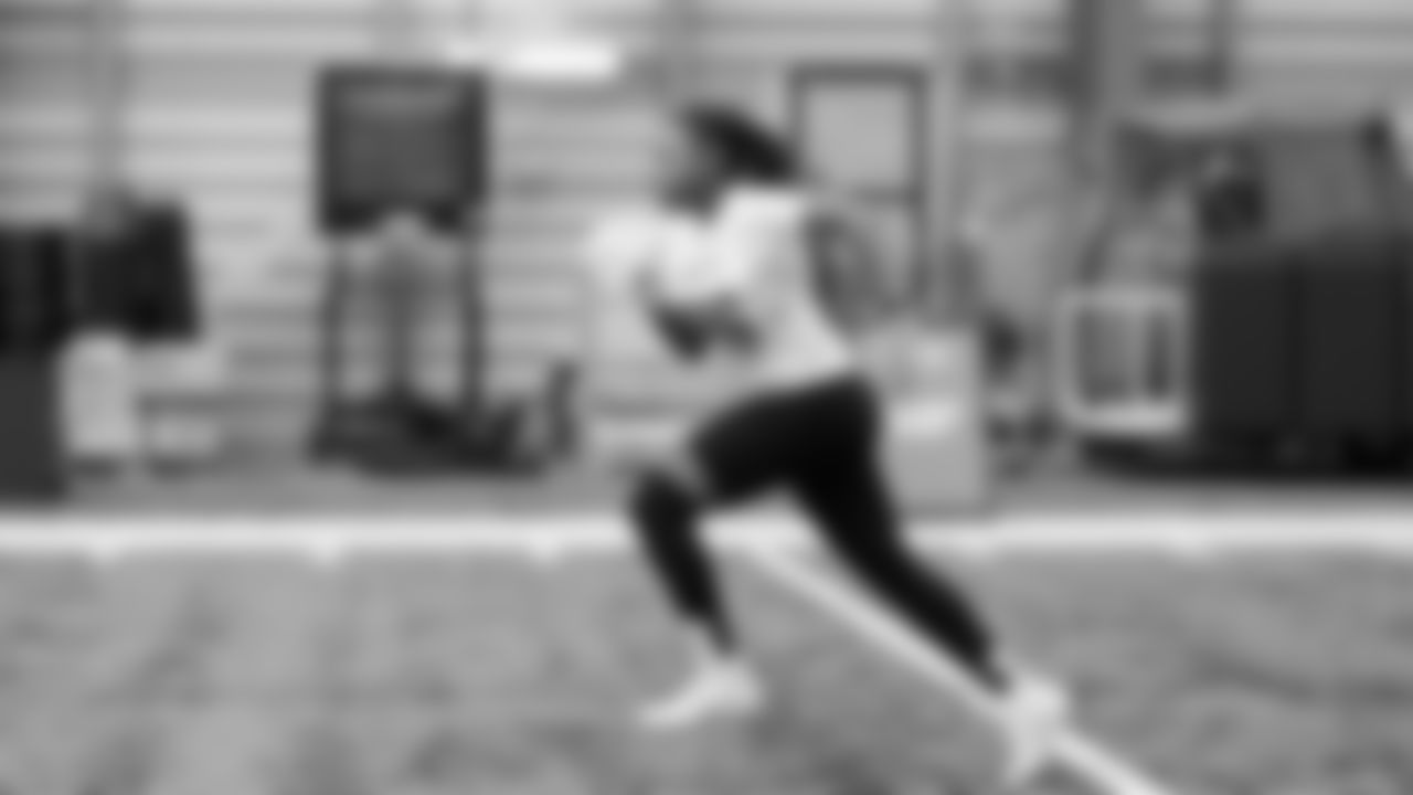 The Seahawks hosted the USA Football Talent ID Camp on February 21, 2026 at the Virginia Mason Athletic Center.