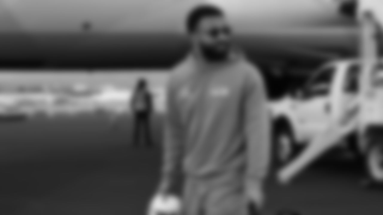 Seahawks safety Julian Love (20) arrived in the Bay Area on Sunday, February 1, 2026.