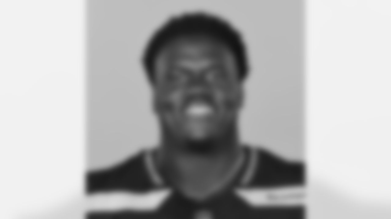 This is a 2024 photo of Olu Oluwatini of the Seattle Seahawks NFL football team. This image reflects the Seahawks active roster as of June 10, 2024 when this image was taken. (AP Photo)