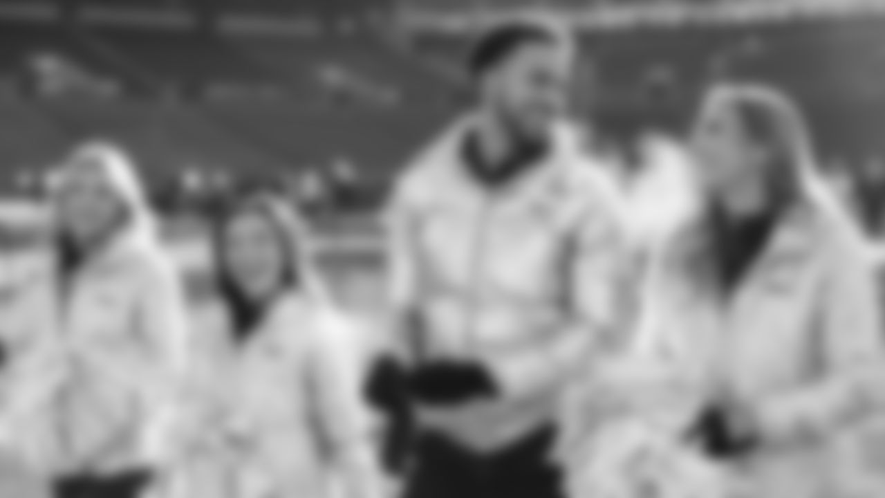 Seahawks Dancers Backstage in the NFC Championship on January 25, 2026.