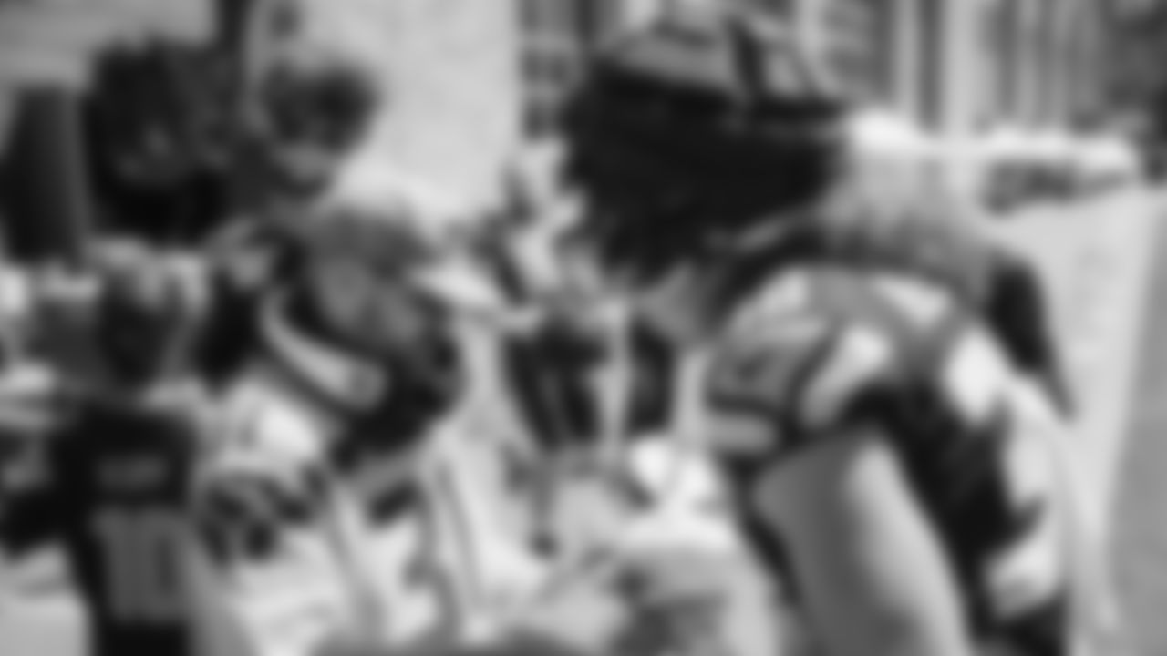 Seahawks fullback Brady Russell (38) practiced on day six of training camp on July 29, 2025 at the Virginia Mason Athletic Center.