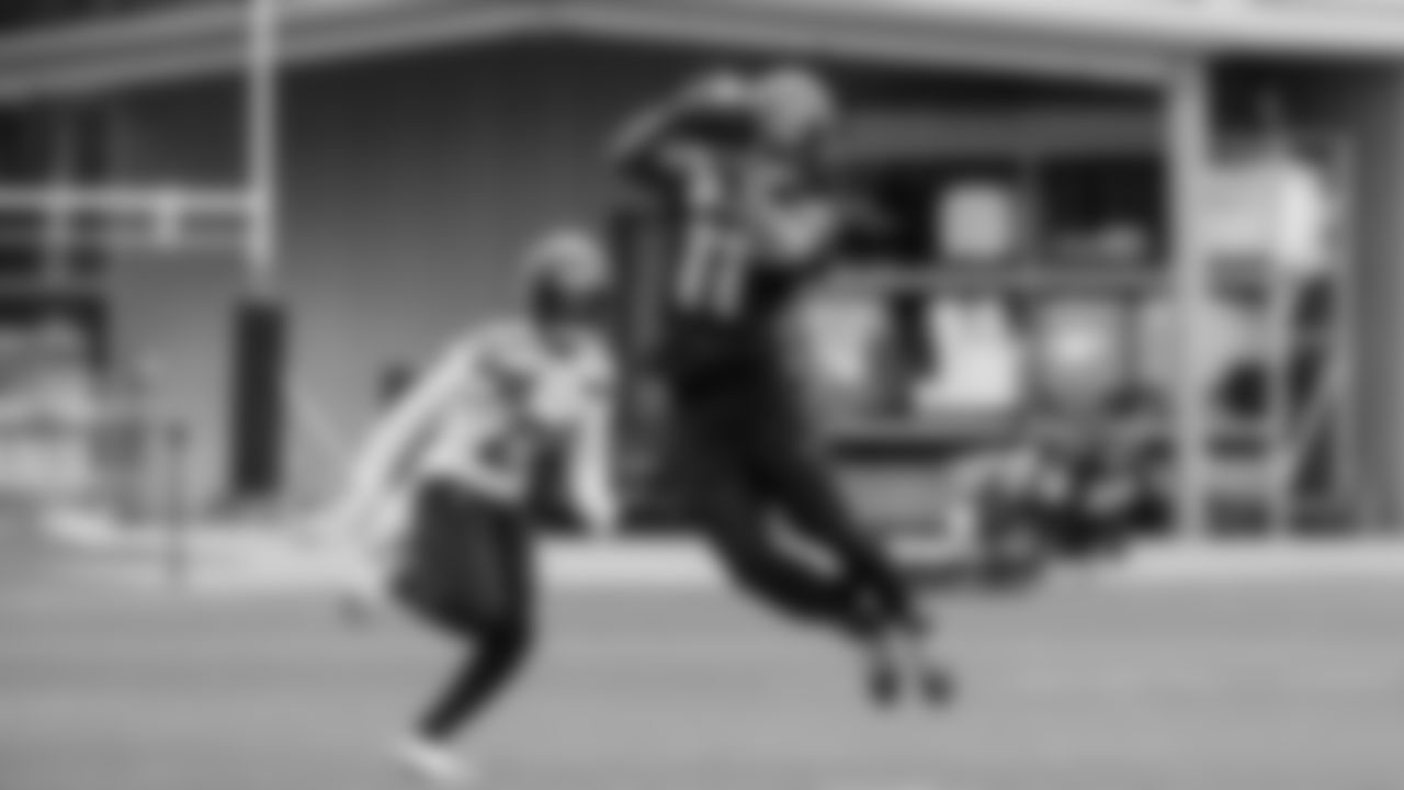 Seahawks wide receiver Jaxon Smith-Njigba (11) participated in a workout on day five of OTAs on Wednesday, June 4, 2025 at the Virginia Mason Athletic Center.