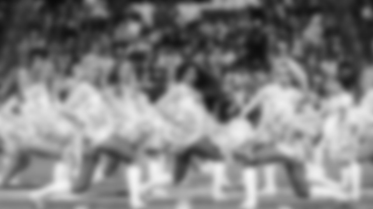 Seahawks dancers on week 7 vs. the Houston Texans on October 20, 2025.