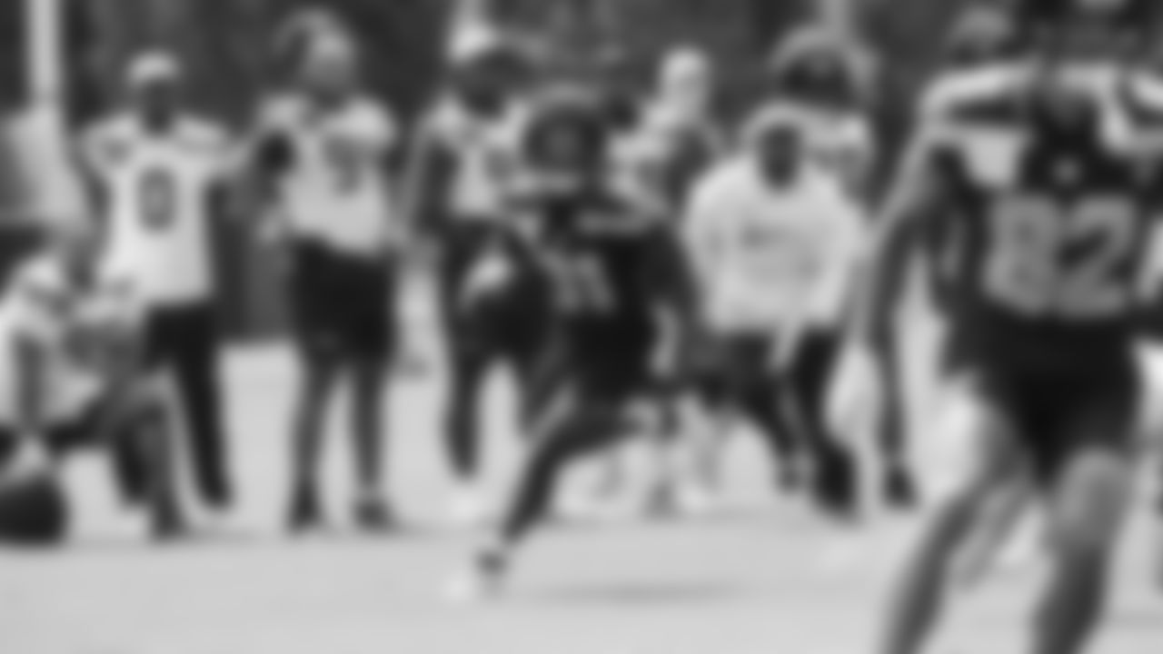 Seahawks running back Jacardia Wright (31) practiced on day four of training camp on July 26, 2025 at the Virginia Mason Athletic Center.