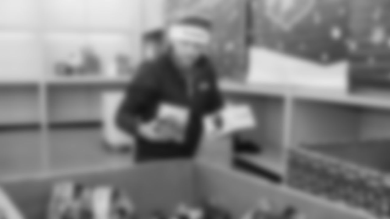 In spirit of the holiday season, the Seahawks volunteered on Wednesday, December 10th, 2025, at the Salvation Army Christmas Warehouse in Tukwila, WA, where they sorted donated toys and contributed $1,000 worth of additional toy donations.