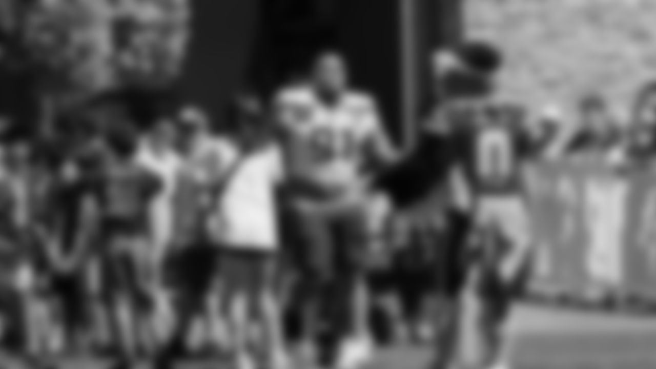 Seahawks defensive tackle Byron Murphy II (91) practiced on August 12, 2025 at the Virginia Mason Athletic Center.