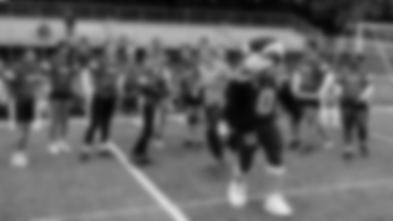The Seahawks supported the Oregon High School Girls Flag Football Championships on Saturday, May 17, 2025 at Sam Barlow High School that included a $30K donation to the OSAA to help implement new girls flag football programs across Oregon.