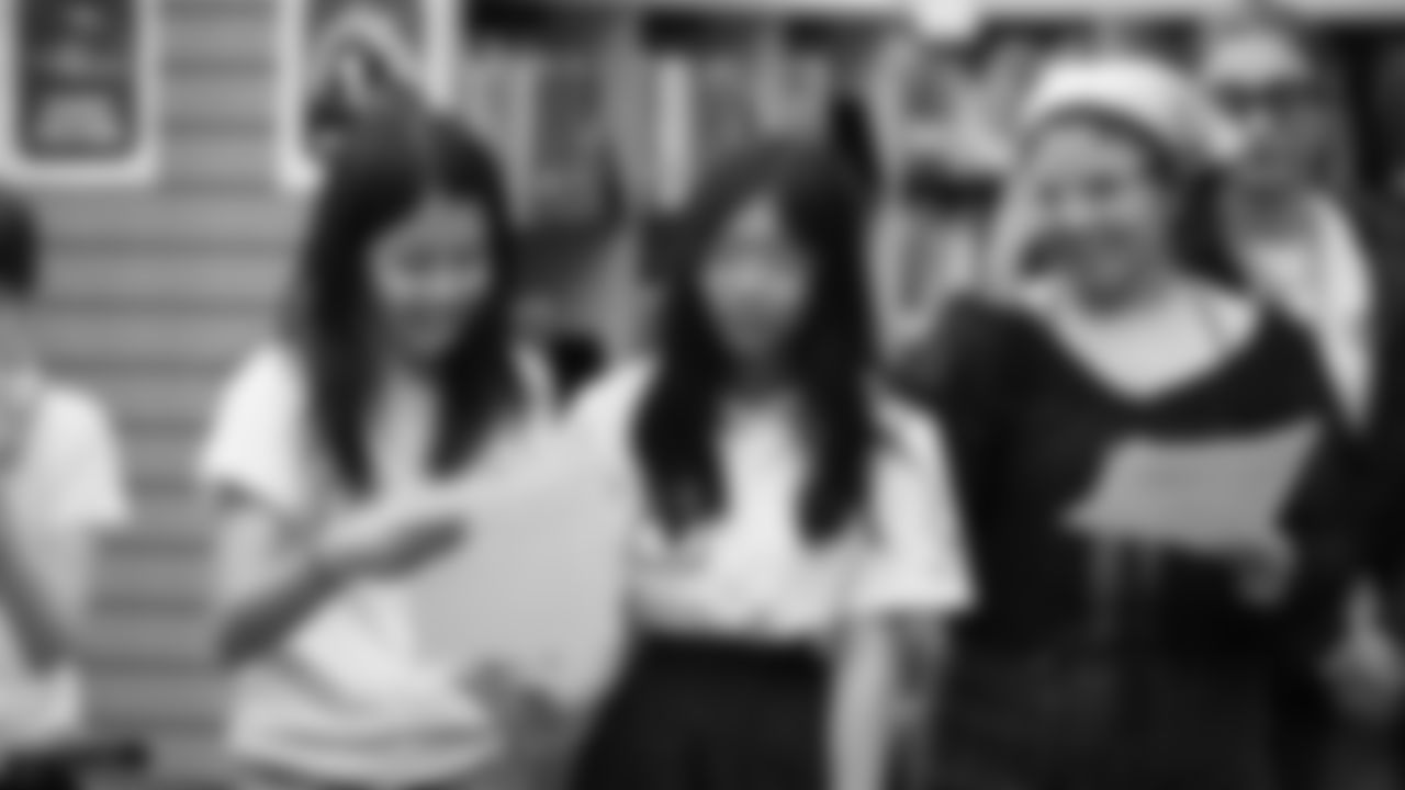 The Seahawks visited BELONG Partners at McKnight Middle School in Renton, WA. as part of the grant announcement on December 10, 2025.