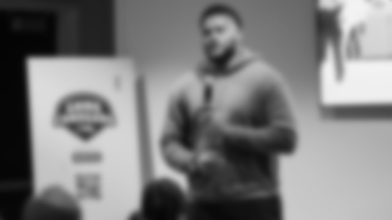 In partnership with BECU, the Seahawks continued their programming with a special visit and words of encouragement from Mike Morris, as the session explored how sport can be a vehicle for change.