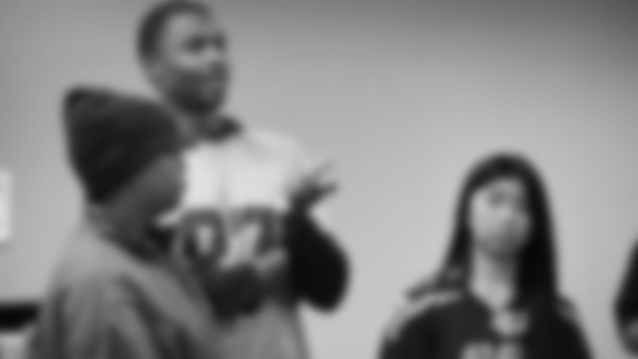 The Seahawks visited BELONG Partners at McKnight Middle School in Renton, WA. as part of the grant announcement on December 10, 2025.