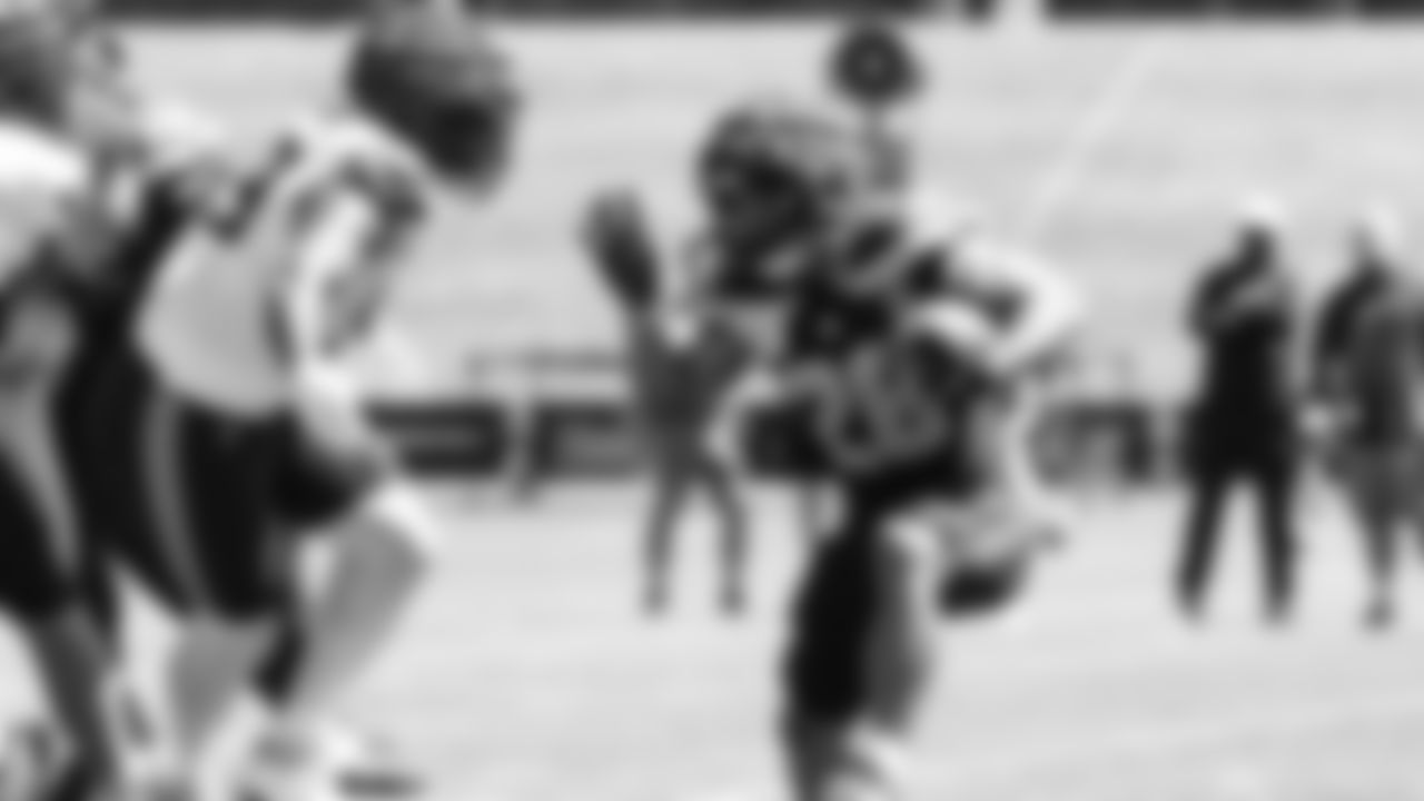 Seahawks running back Zach Charbonnet (26) practiced on day six of training camp on July 29, 2025 at the Virginia Mason Athletic Center.