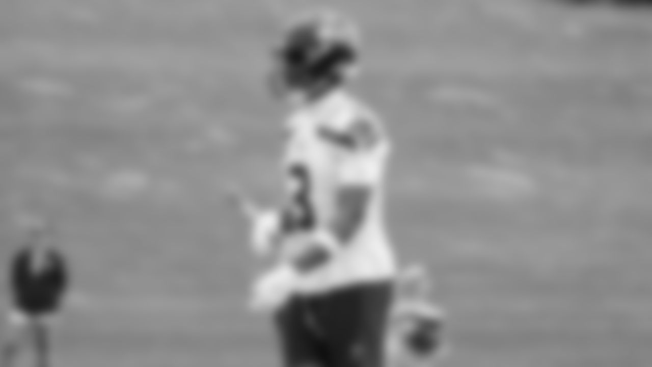 Seahawks safety Nick Emmanwori (3) participated in a workout on day five of OTAs on Wednesday, June 4, 2025 at the Virginia Mason Athletic Center.