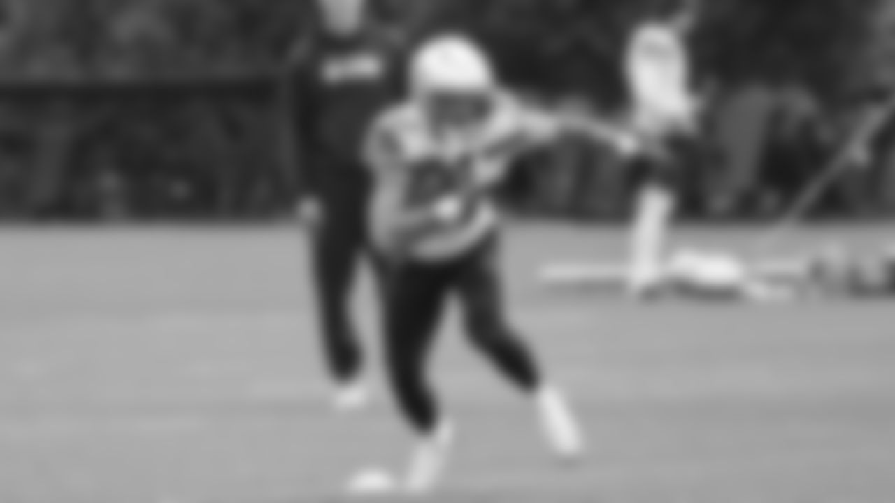 Seahawks safety Maxen Hook (37) practiced on Wednesday, October 29, 2025 at the Virginia Mason Athletic Center.