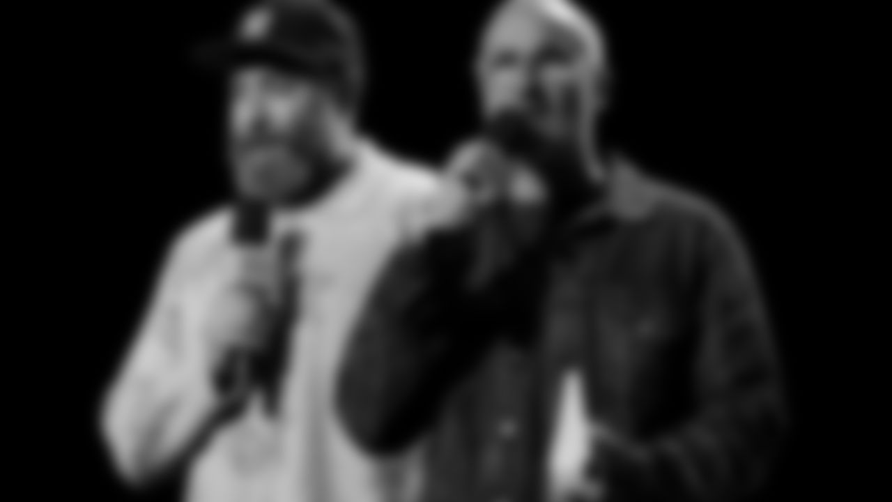 DJ Zane Lowe speaks at the Apple Music Halftime Show press conference ahead of the Super Bowl 60 football game on Thursday, February 5, 2026 in San Francisco. (Kathryn Riley/NFL)