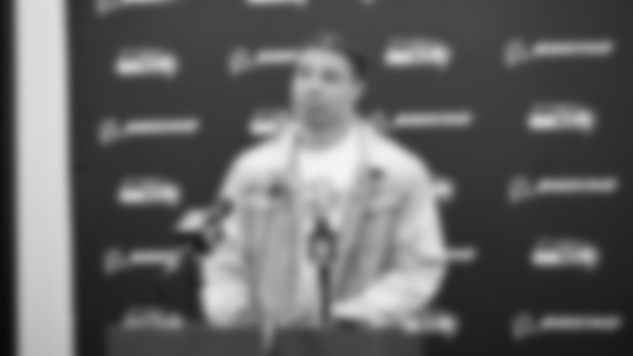 The Seahawks celebrated the 27-10 win vs. the Carolina Panthers at Bank of America Stadium.