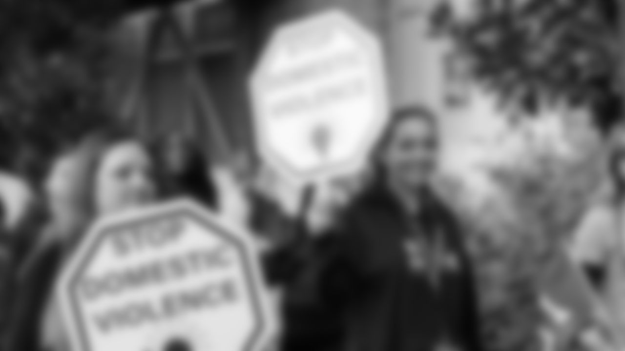 The Seahawks joined the City of Renton and DAWN for a Solidarity Walk through Downtown Renton on Monday, October 6, 2025 in recognition of Domestic Violence Awareness Month.