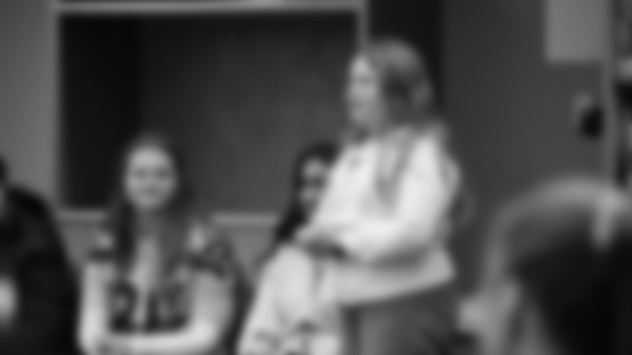 The Seahawks visited BELONG Partners at McKnight Middle School in Renton, WA. as part of the grant announcement on December 10, 2025.