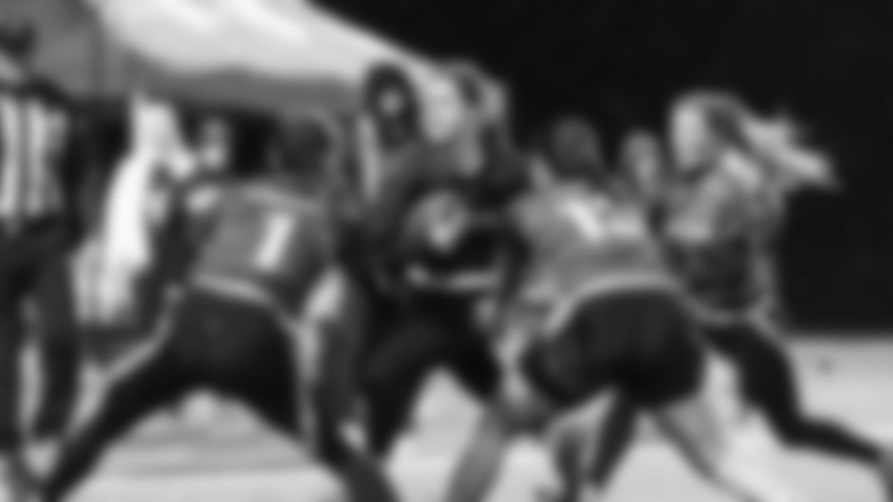 The Seahawks visited Lake Washington High School on Thursday, December 11, 2025 with Seahawks Cornerback Josh Jobe for the second Girls Flag Takeover of the season featuring varsity games between Issaquah High School vs. Juanita High School and Skyline High School vs. Lake Washington High School.