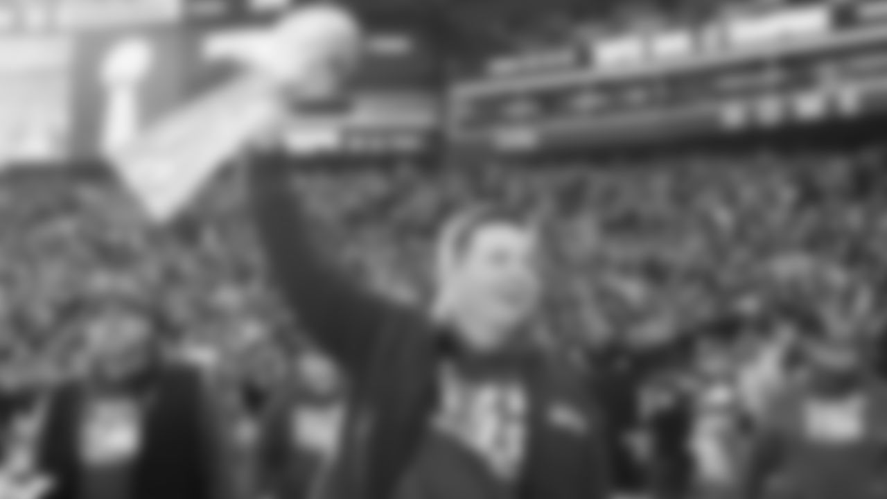 The Seahawks hosted a trophy celebration at Lumen Field on Wednesday, February 11, 2026 in honor of their world championship.