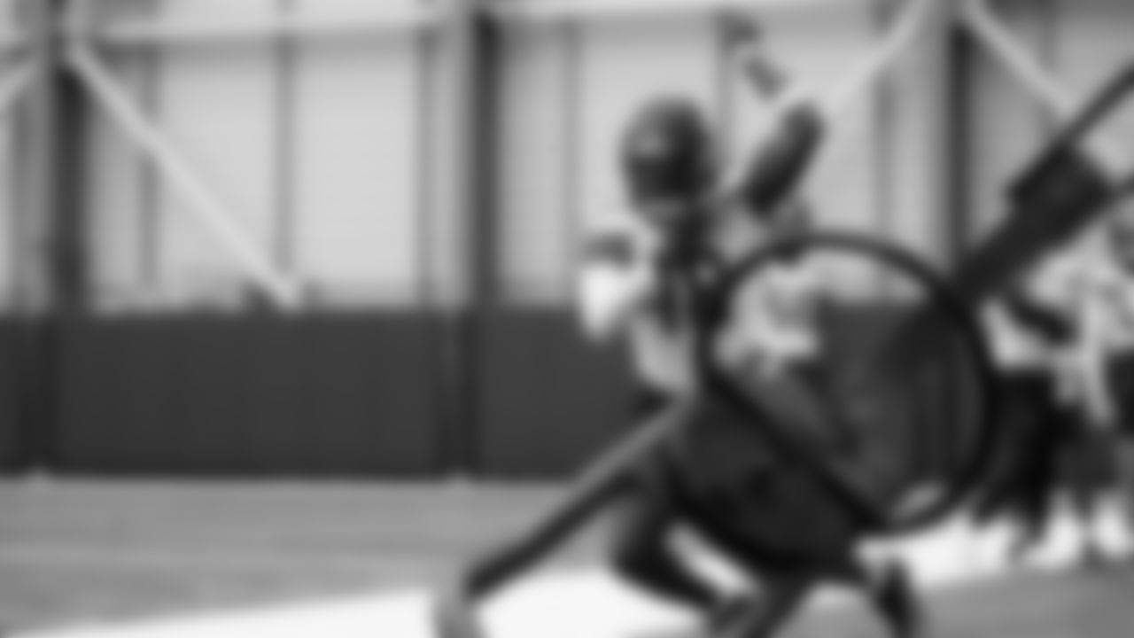 Seahawks linebacker Tyrice Knight (48) practiced on Thursday, November 6, 2025 at the Virginia Mason Athletic Center.