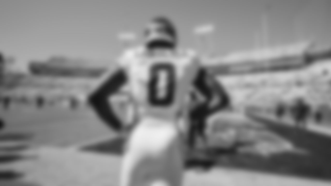 Seahawks defensive end DeMarcus Lawrence (0) at the Jaguars in Week 6.