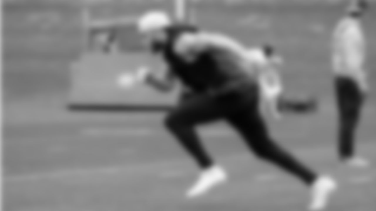Seahawks wide receiver Cooper Kupp (10) participated in a workout on May 13, 2025 at the Virginia Mason Athletic Center.