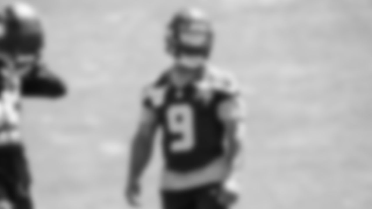 Seahawks running back Kenneth Walker III (9) participated in a workout on day three of OTAs on Friday, May 30, 2025 at the Virginia Mason Athletic Center.