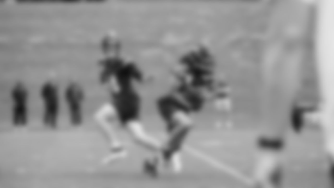 Seahawks quarterback Sam Darnold (14) and running back Zach Charbonnet (26) participated in a workout on day five of OTAs on Wednesday, June 4, 2025 at the Virginia Mason Athletic Center.