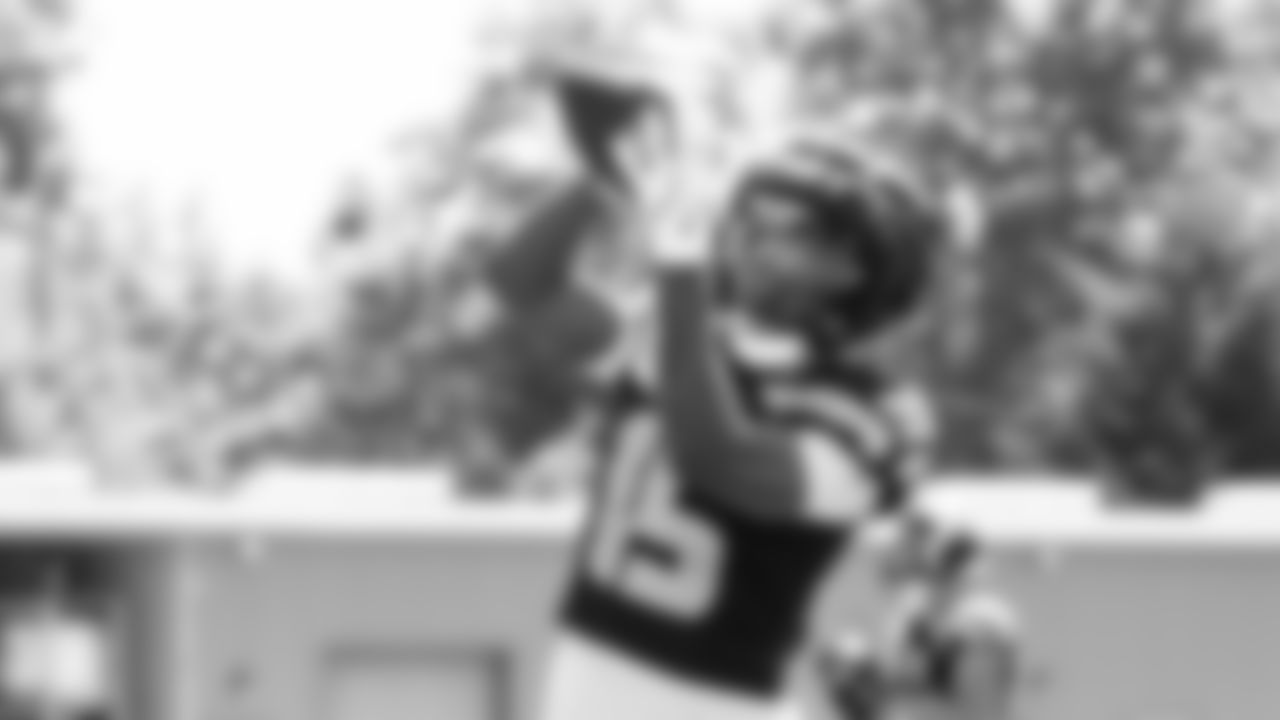 Seahawks wide receiver Tory Horton (15) practiced on day five of training camp on July 28, 2025 at the Virginia Mason Athletic Center.