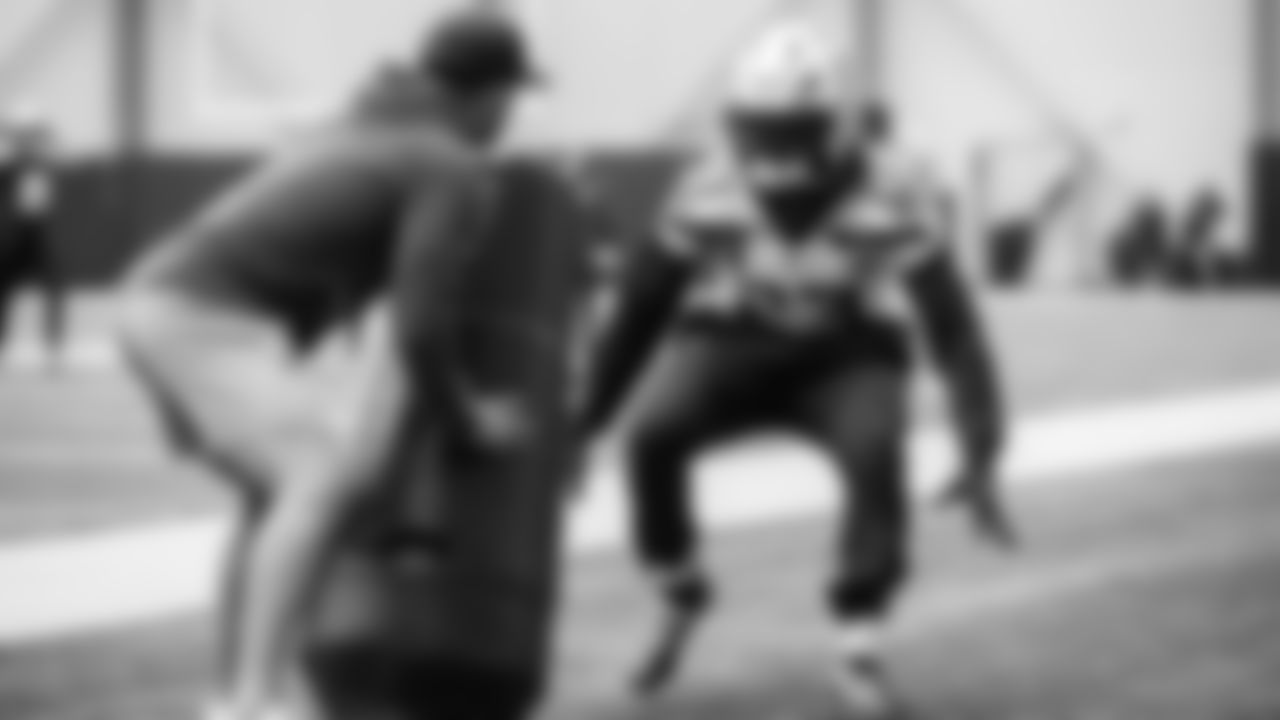 Seahawks safety D'Anthony Bell (23) practiced on Monday, September 29, 2025 at the Virginia Mason Athletic Center.