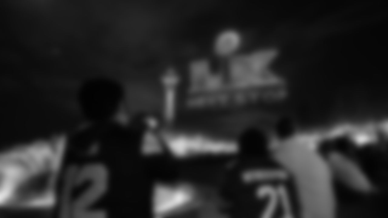 The Seahawks hosted a drone show at the Seattle Center on January 30, 2026 in honor of the team's postseason success.