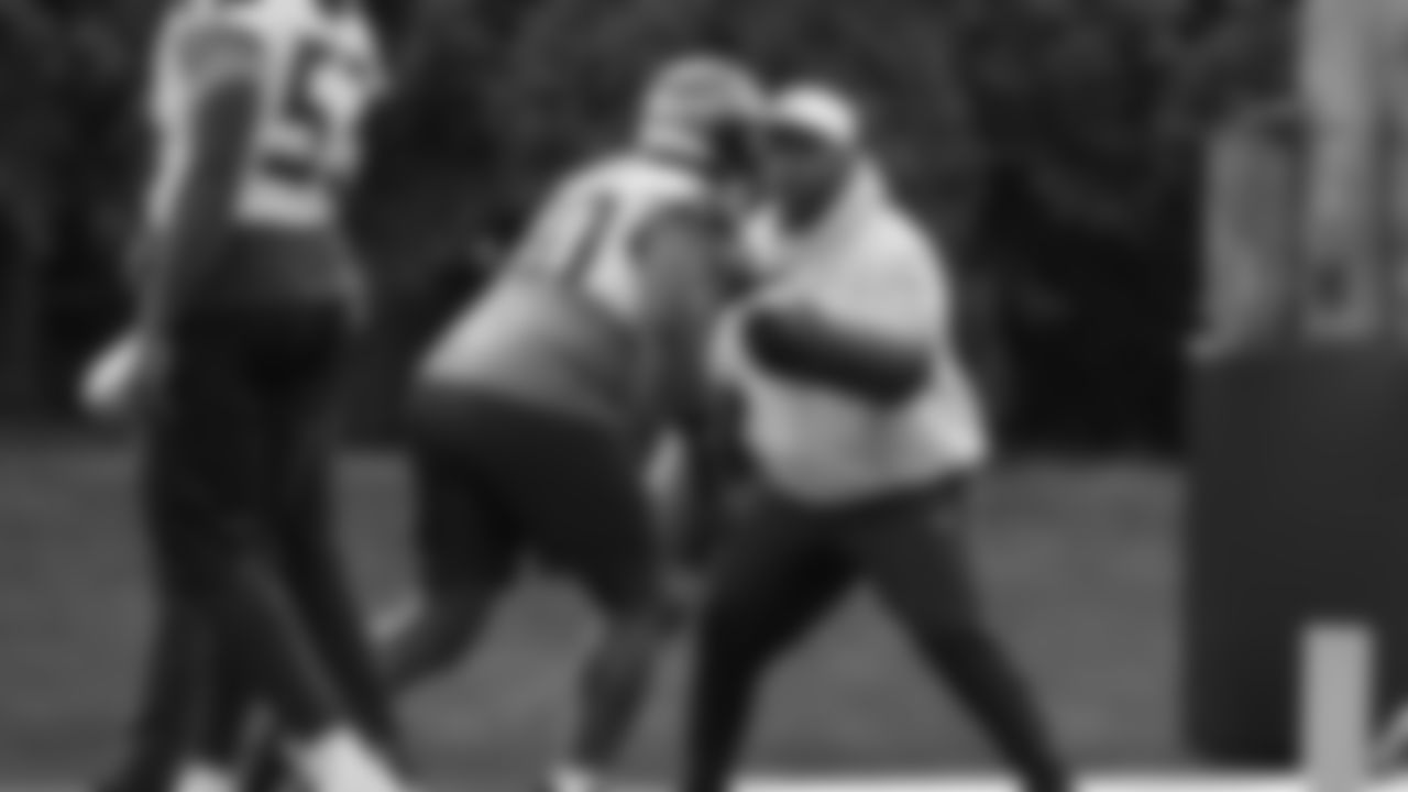 Seahawks defensive tackle Jarran Reed (90) practiced on Friday, October 17, 2025 at the Virginia Mason Athletic Center.