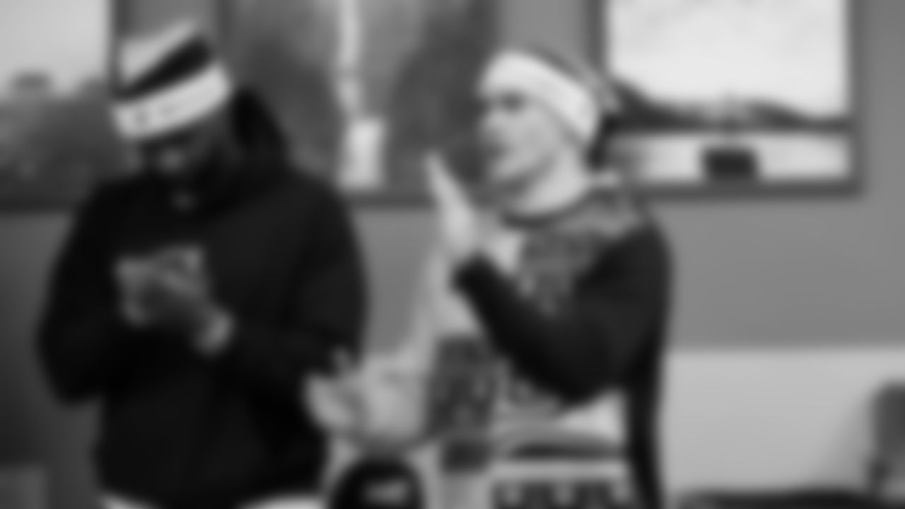 Seahawks Legends hosted a holiday event at the Virginia Mason Athletic Center on December 10, 2025.